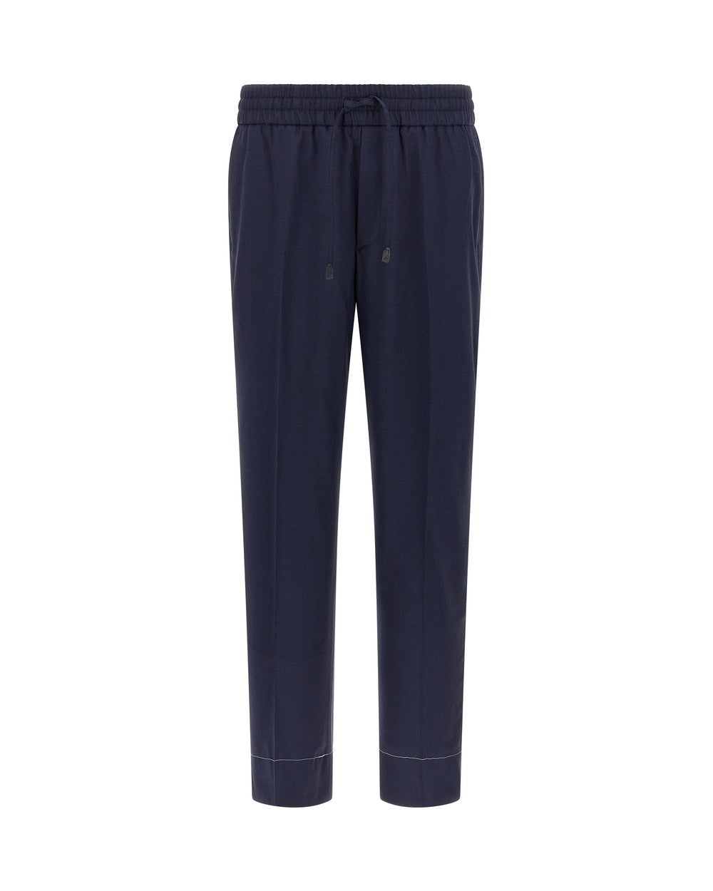 Brioni Blue Wool Casual Pants