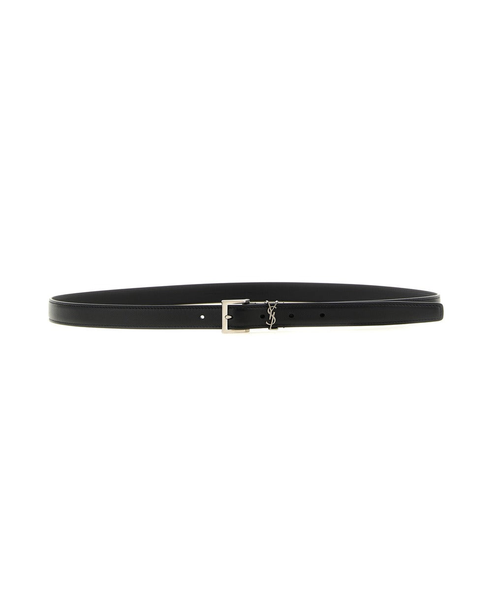 Saint Laurent Black Calfskin Regular Belt