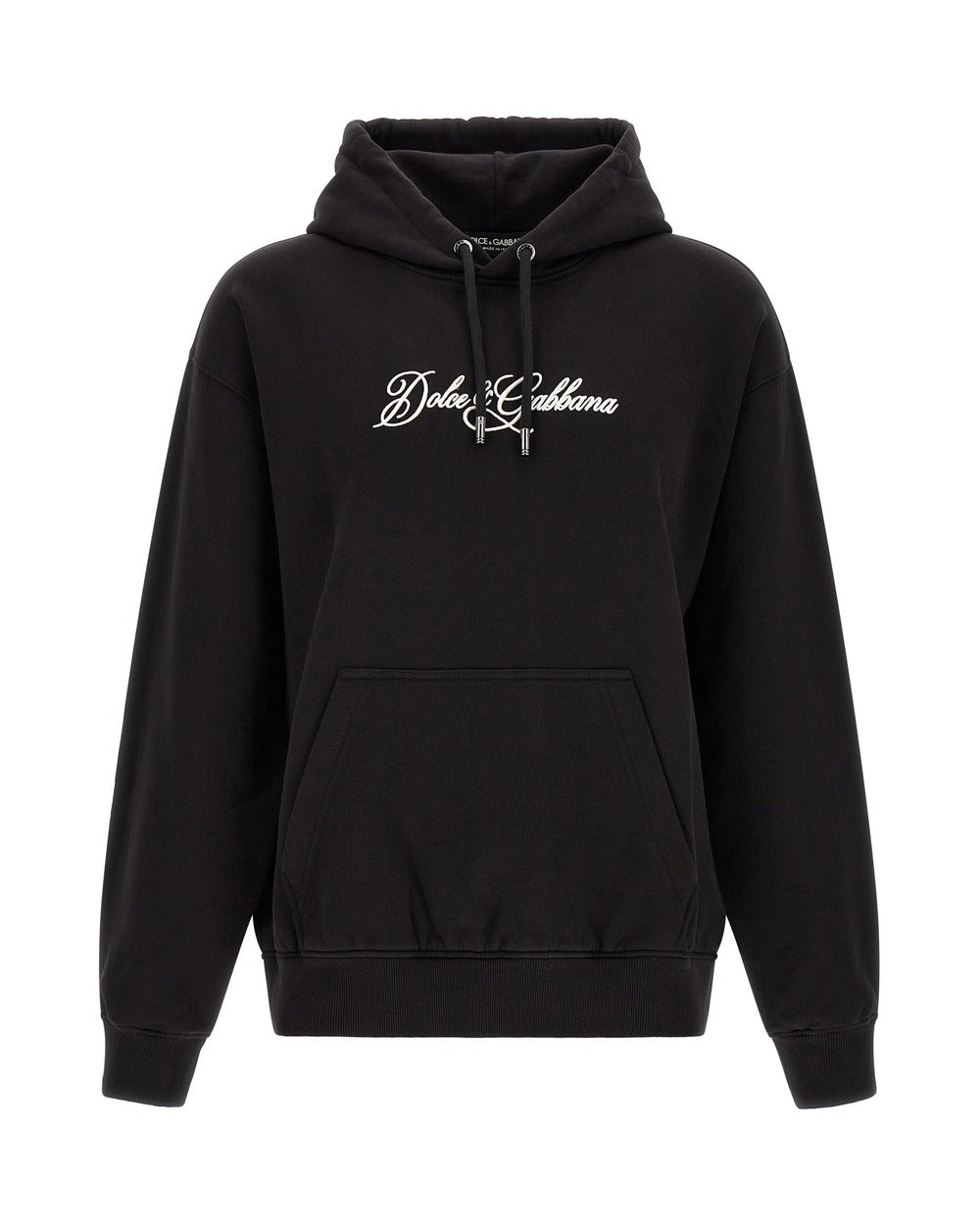 Dolce & Gabbana Black Cotton Sweatshirt