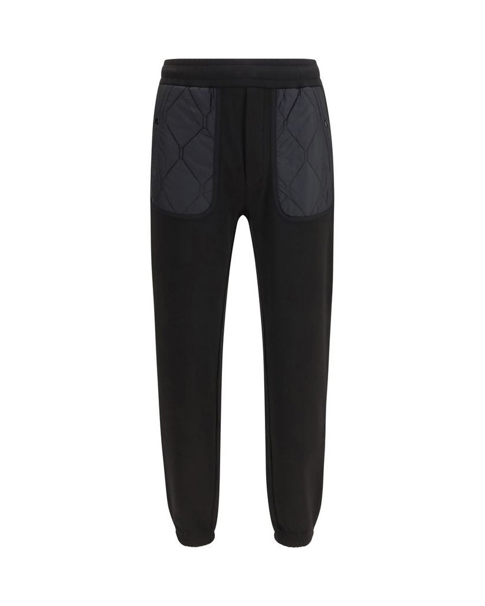 Moncler Black Cotton Athletic Pants