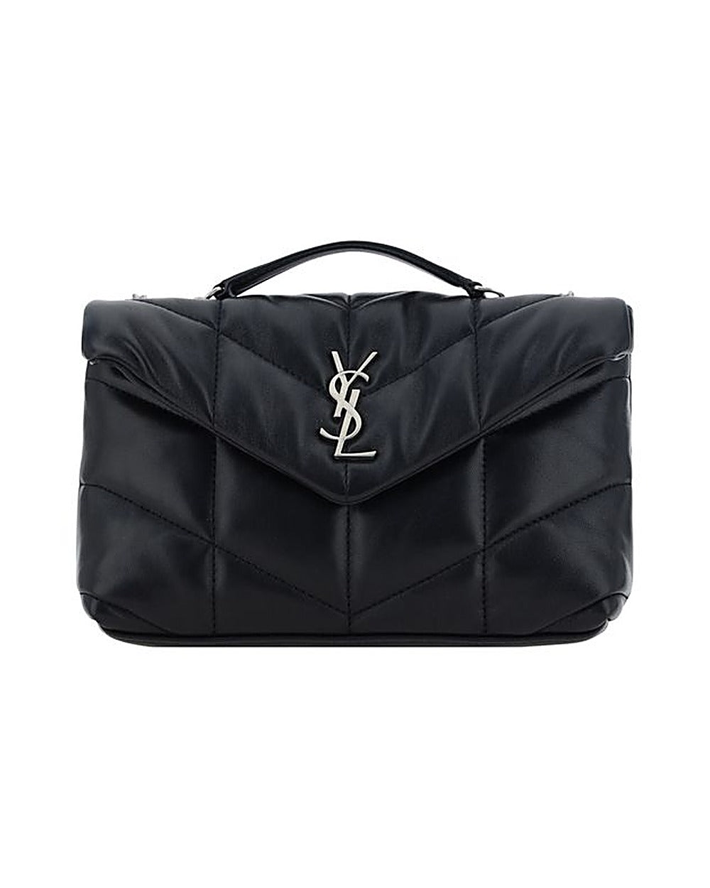 Saint Laurent Black Lamb Ovis Aries Shoulder Bag