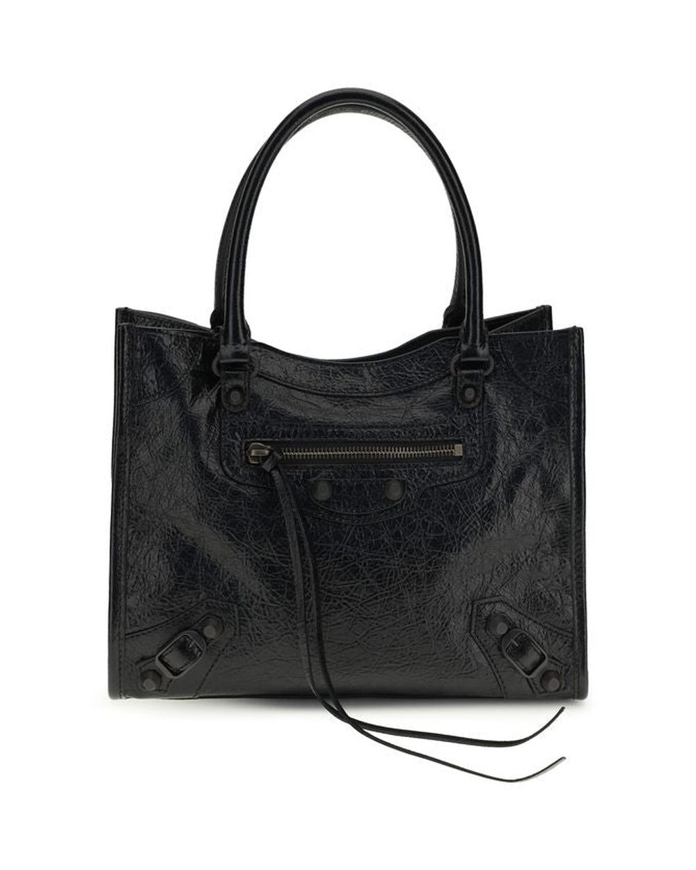 Balenciaga Black Lamb Ovis Aries Shoulder Bag