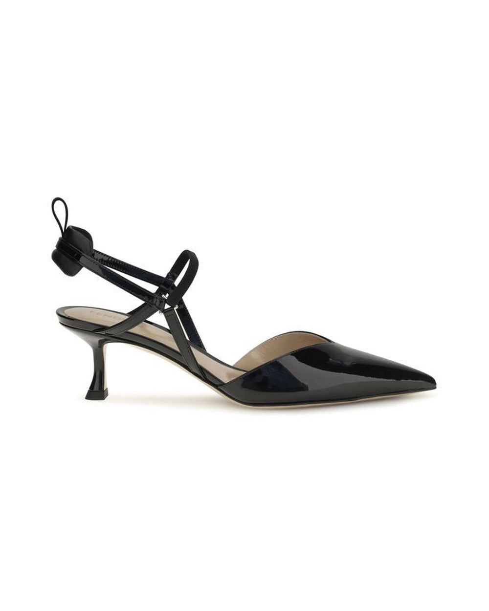 Fendi Black Calf Leather Bos Taurus Pumps