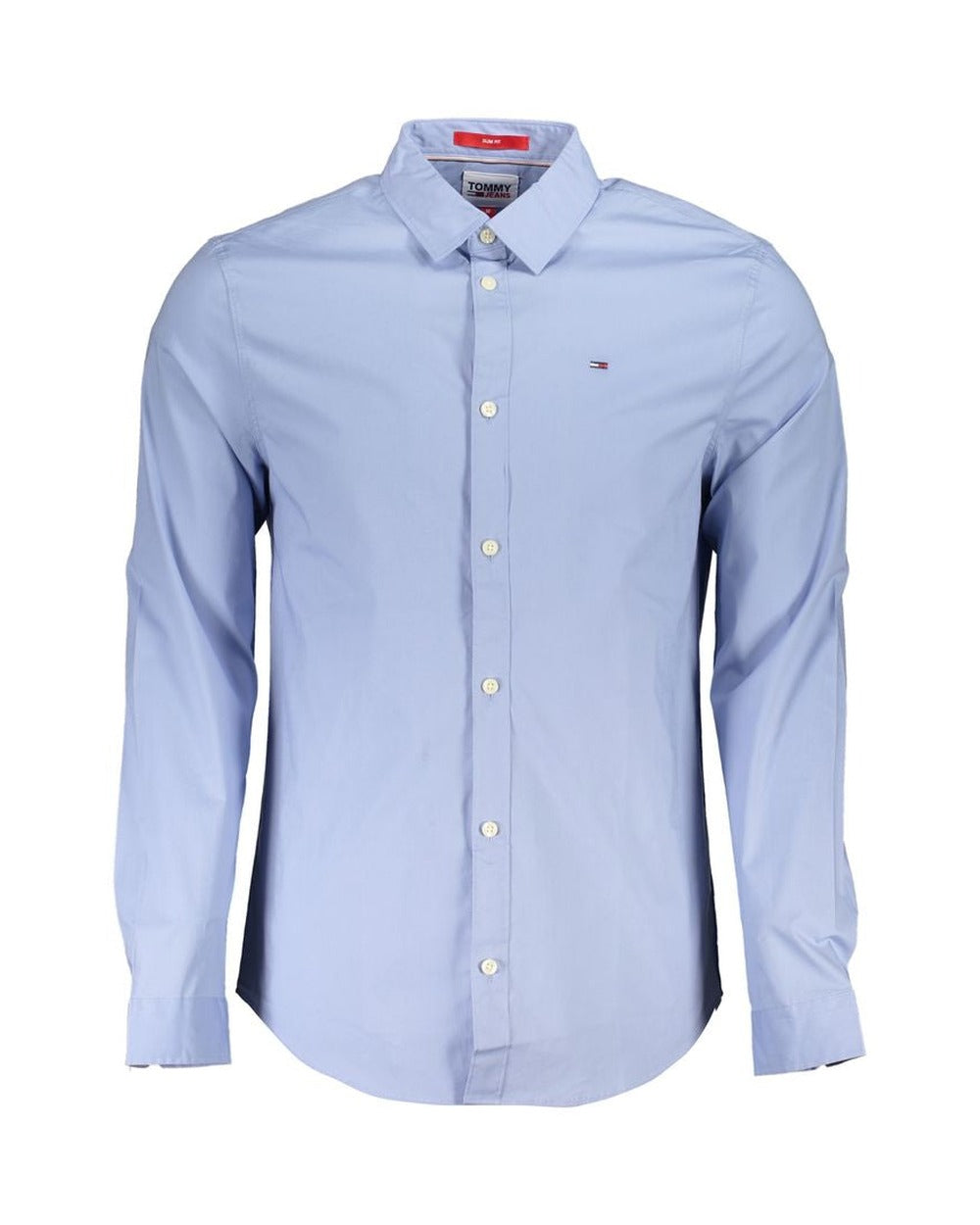 Tommy Hilfiger Azure Cotton Men's Shirt