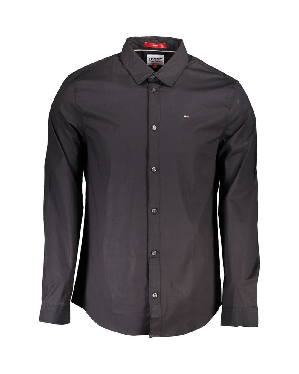 Tommy Hilfiger Black Cotton Men's Shirt