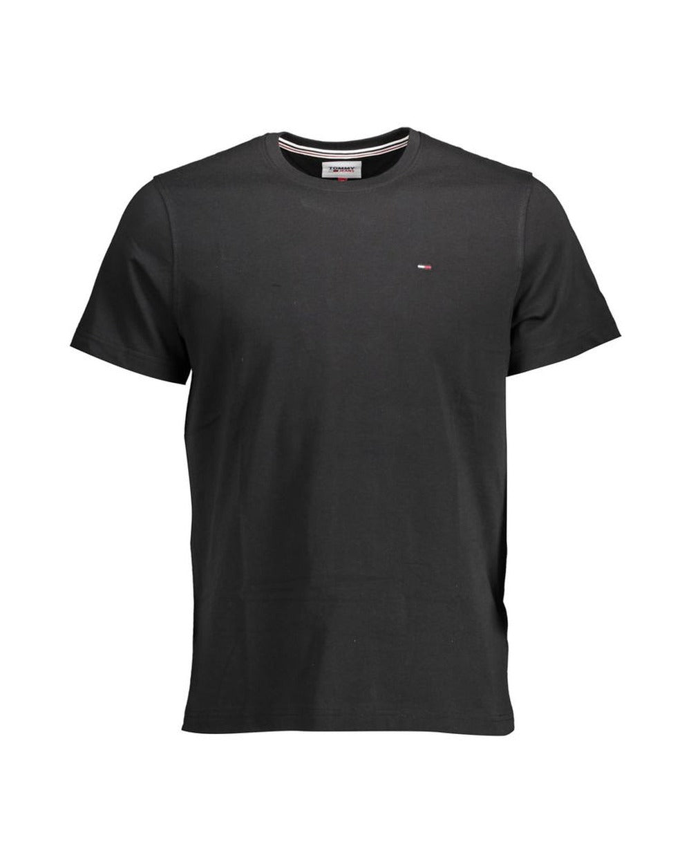 Tommy Hilfiger Black Organic Cotton Men T-Shirt