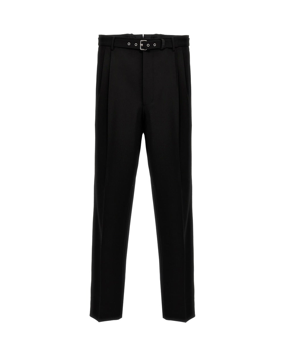 Prada Black Virgin Wool Dress Pants