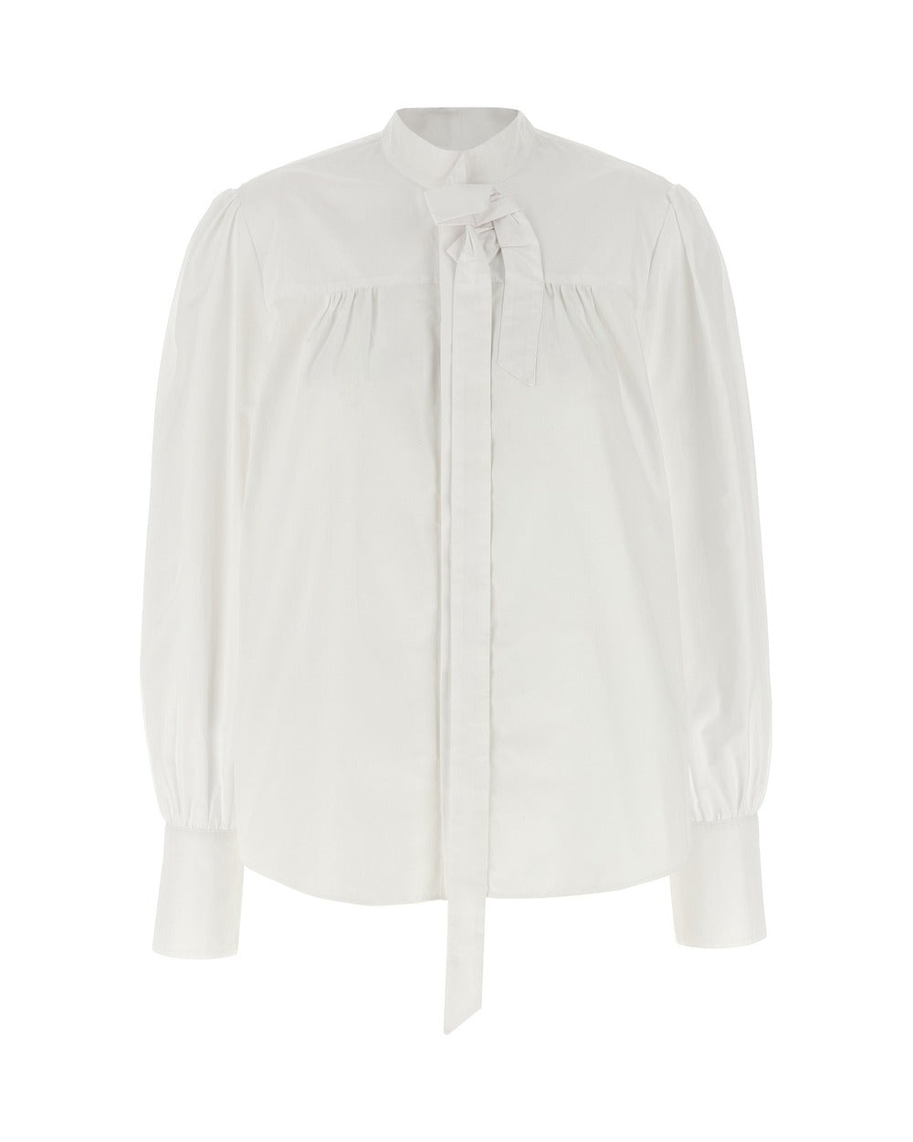 Prada White Cotton Blouse