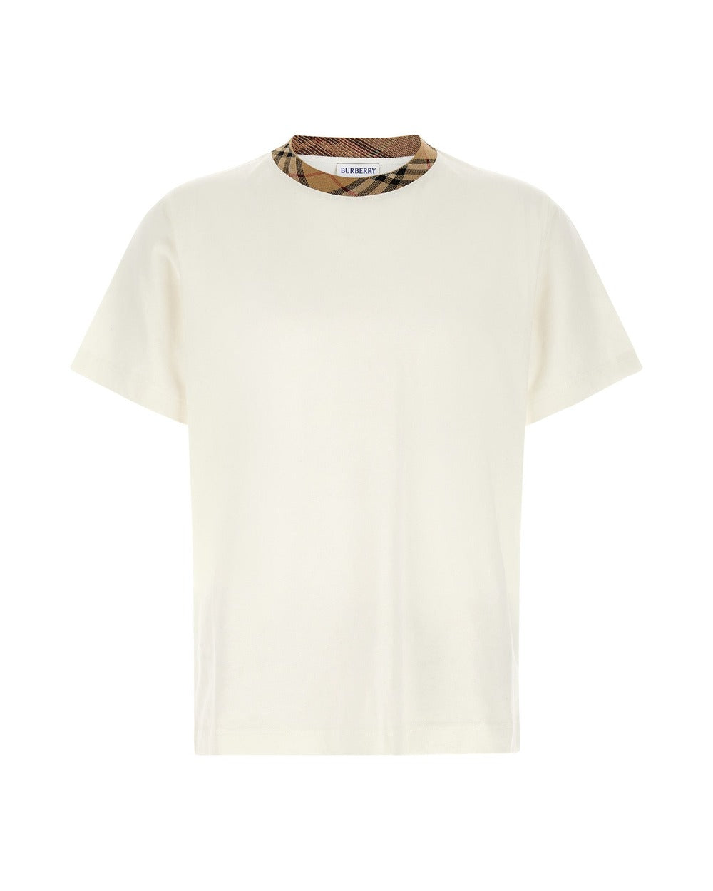 Burberry Beige Cotton T-Shirt