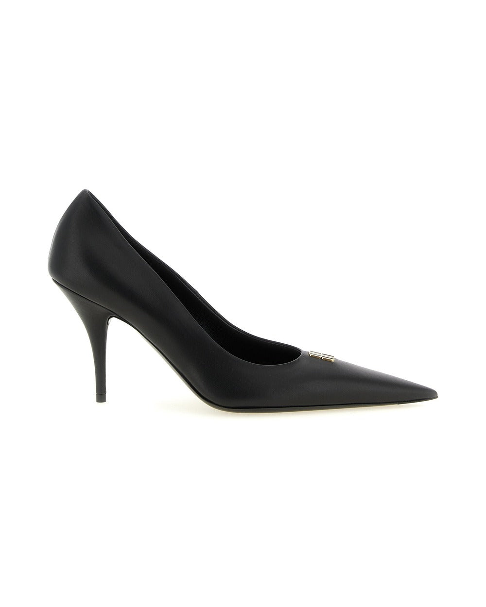 Balenciaga Black Calfskin High Heel Pumps