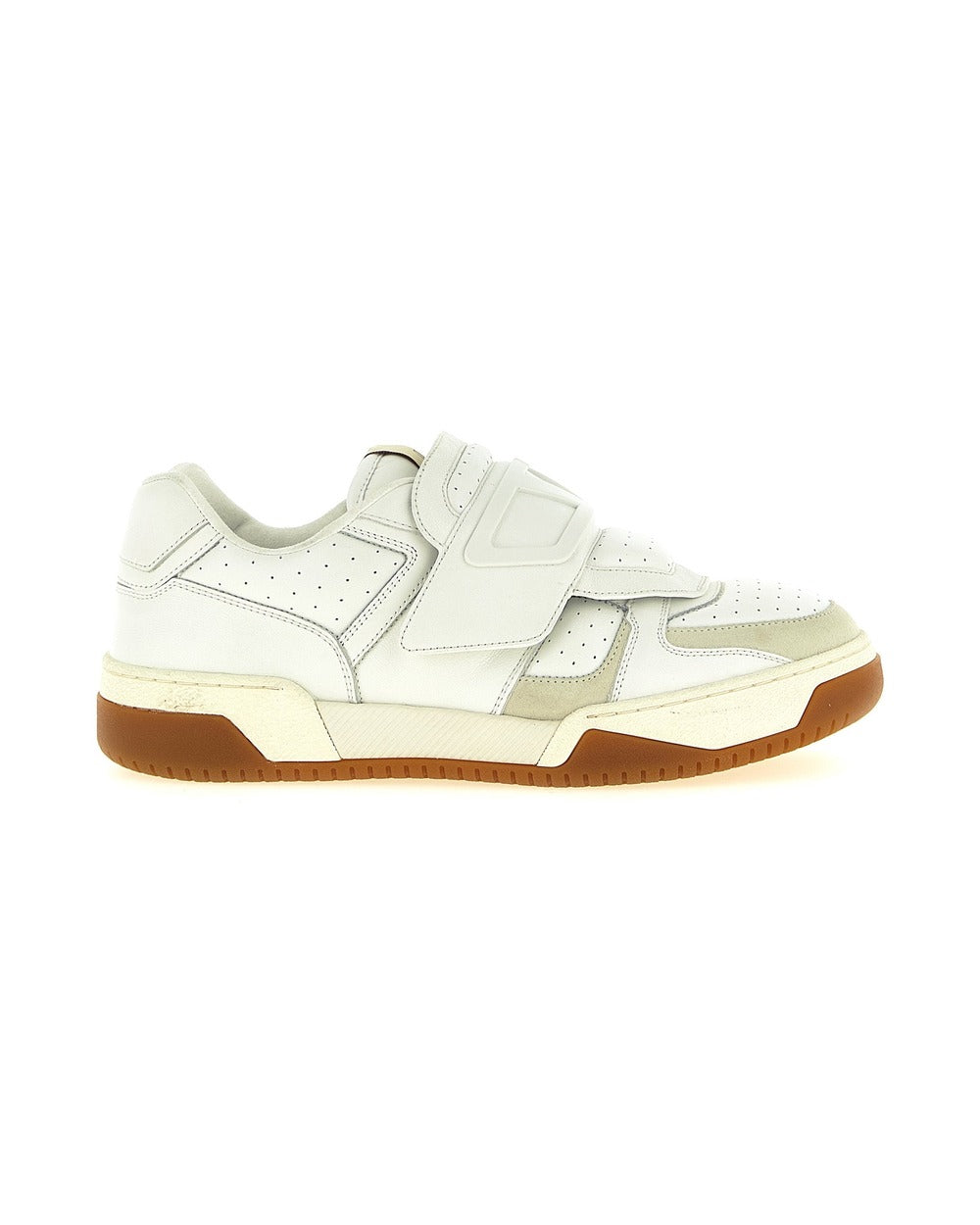Valentino Garavani White Leather Athletic Sneakers
