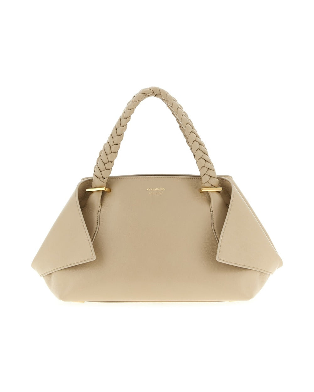 Ferragamo Gray Calfskin Handbag