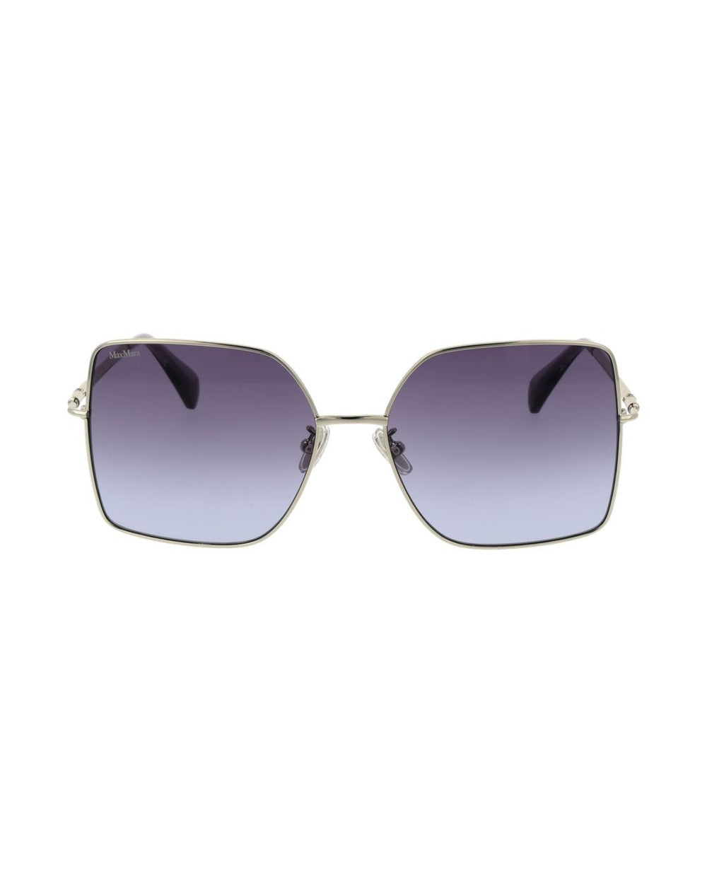 Max Mara Silver Metal Sunglasses