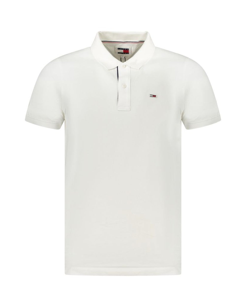 Tommy Hilfiger White Cotton Men's Polo Shirt