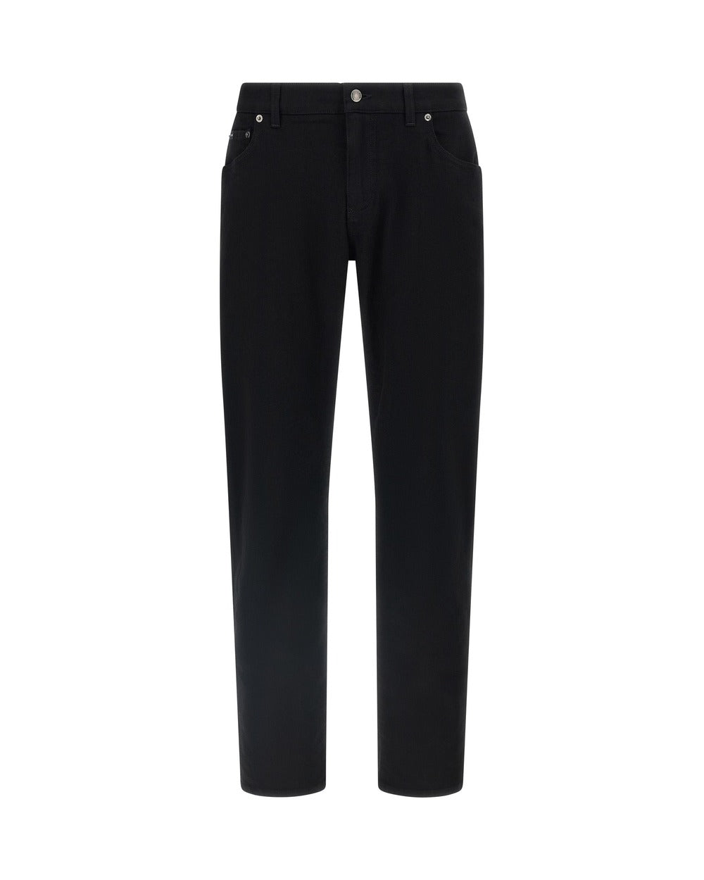 Dolce & Gabbana Black Cotton Slim Fit Jeans