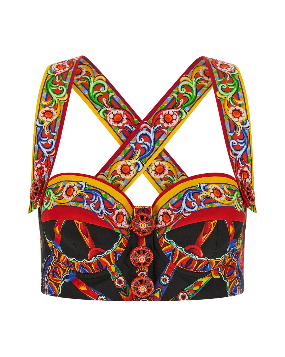 Dolce & Gabbana Multicolor Cotton Blouse