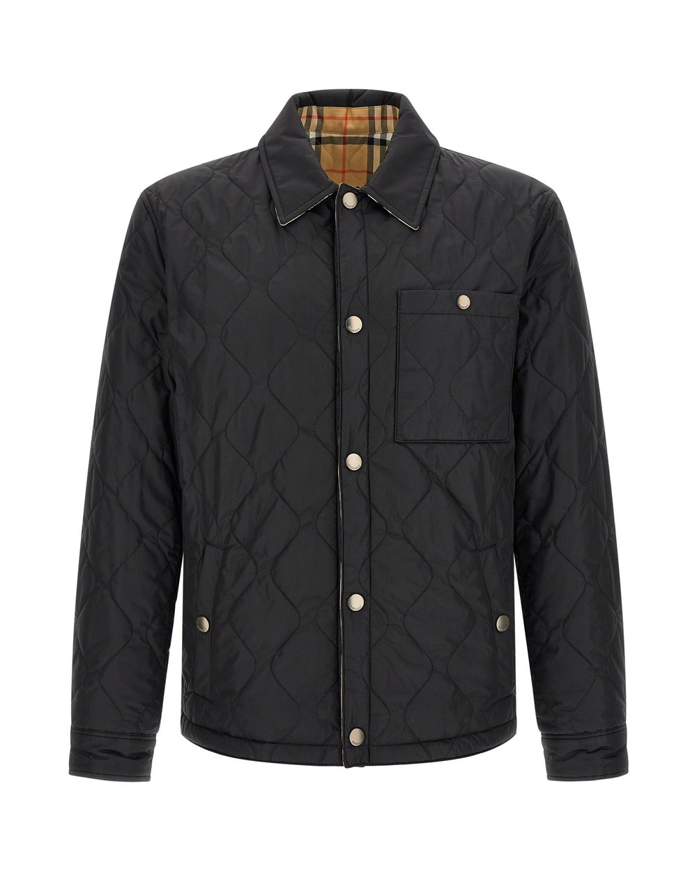 Burberry Black Polyamide Full-Length Jacket