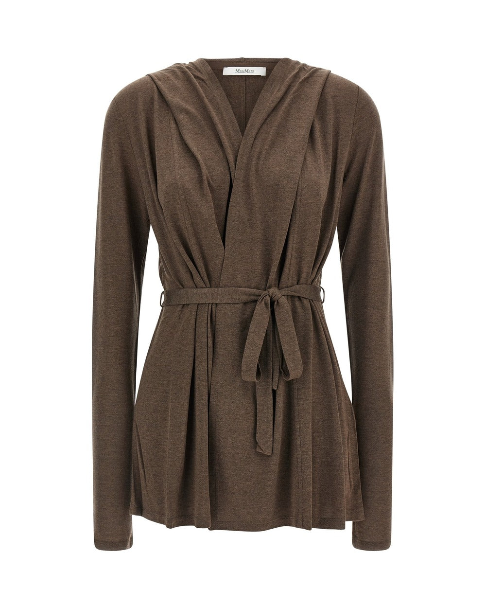 Max Mara Brown Lyocell Cardigan