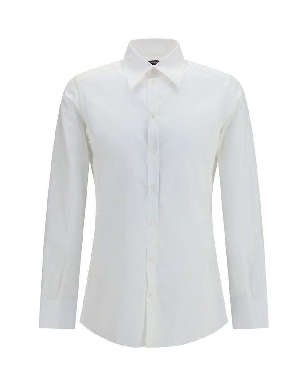 Dolce & Gabbana White Cotton Dress Shirt