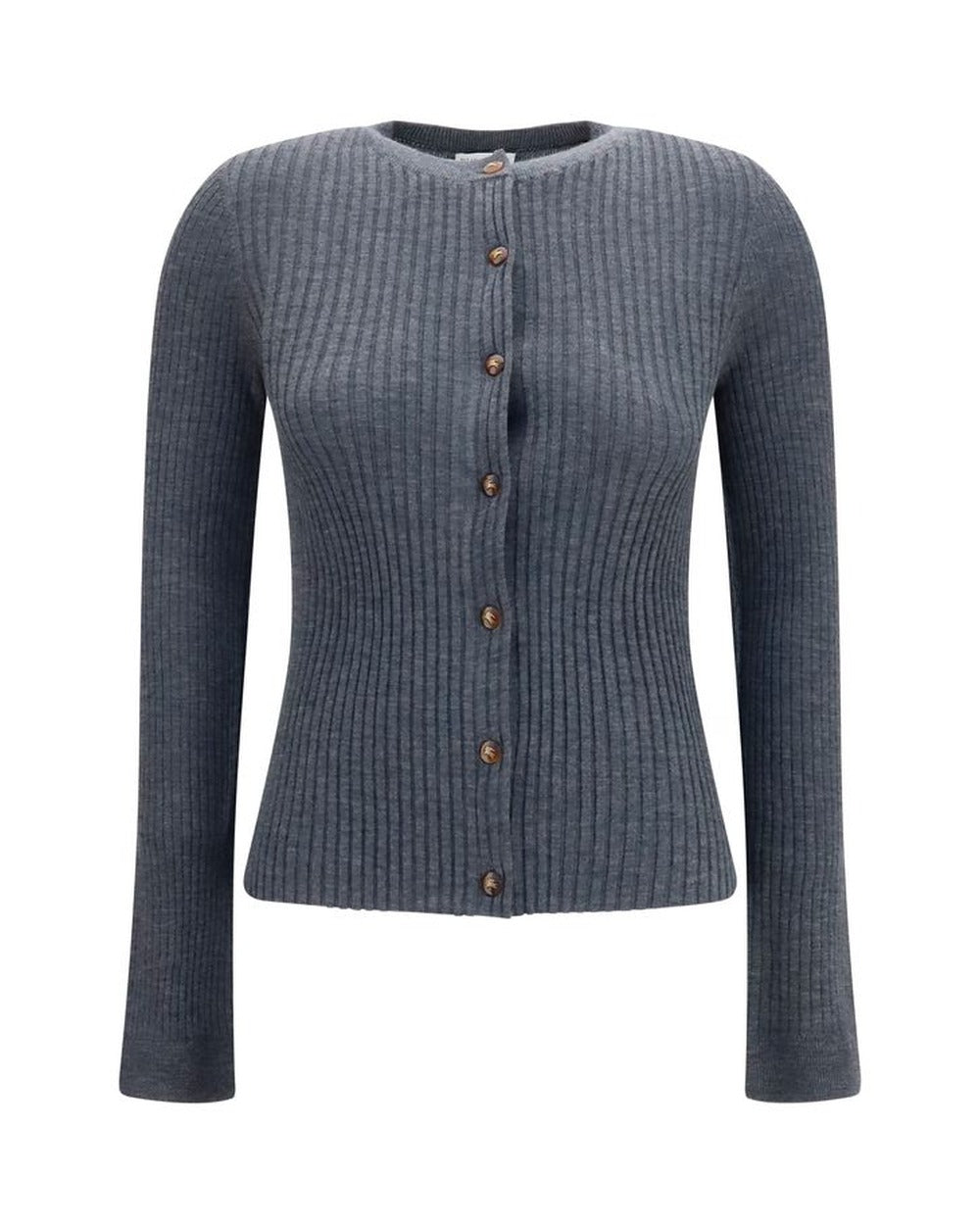Burberry Gray Cashmere Cardigan