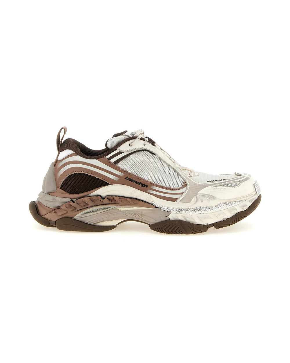 Balenciaga White Polyethylene Athletic Sneakers