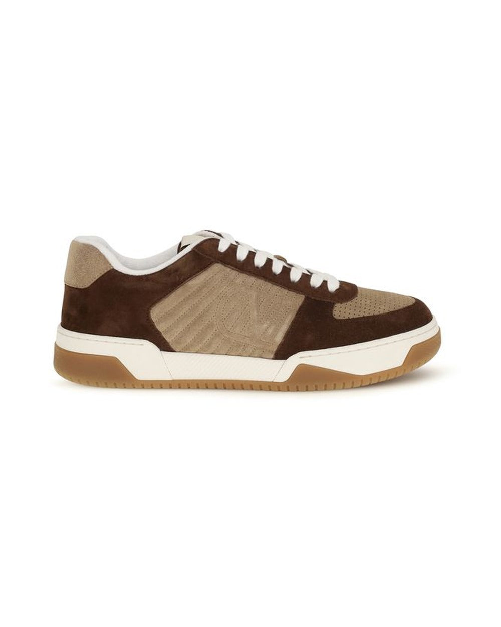 Valentino Garavani Brown Napa Leather / Calf Bos Taurus Low Top Sneakers