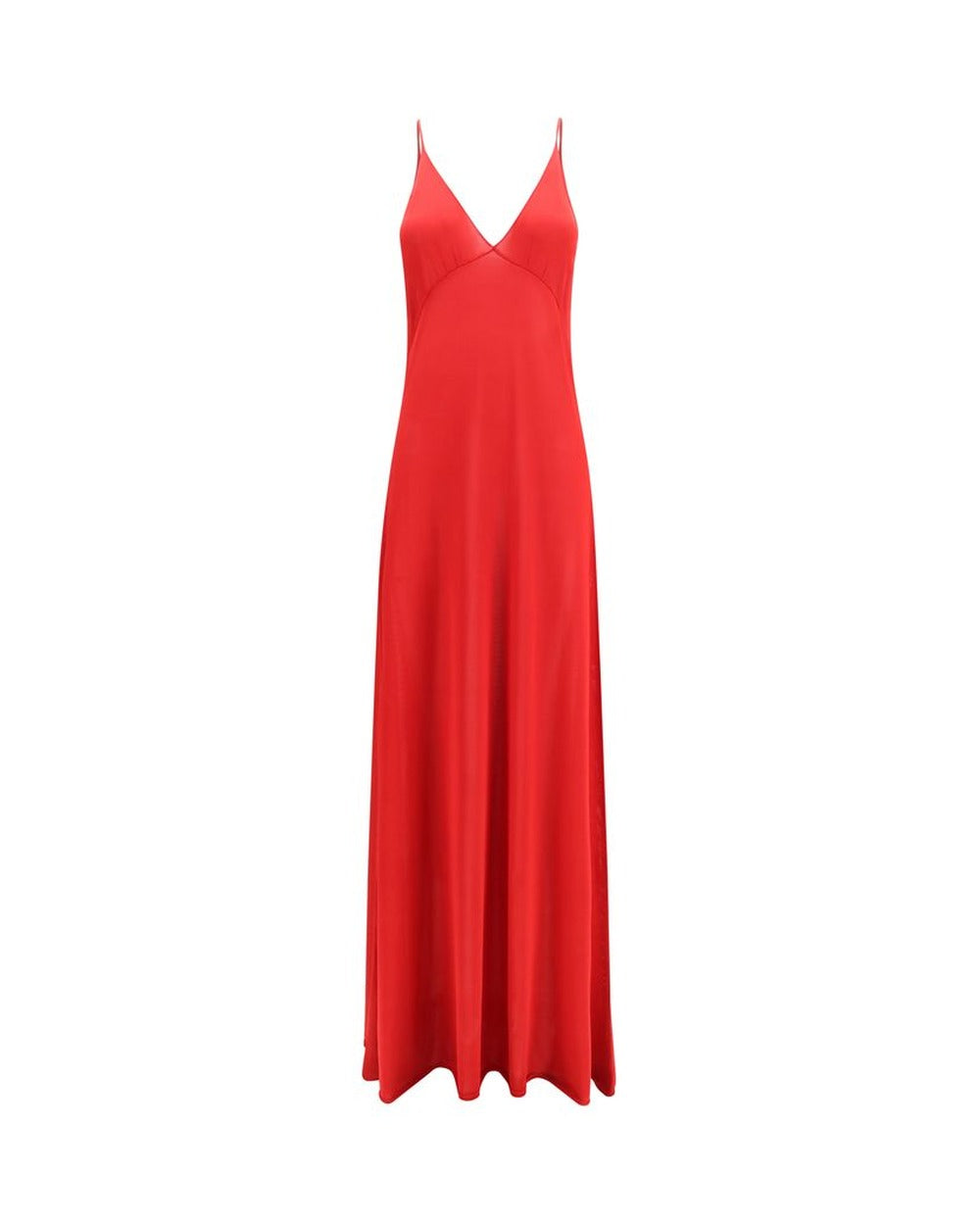 Fendi Red Silk Casual Dress