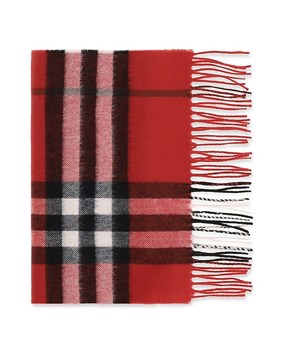 Burberry Red Cashmere Scarf