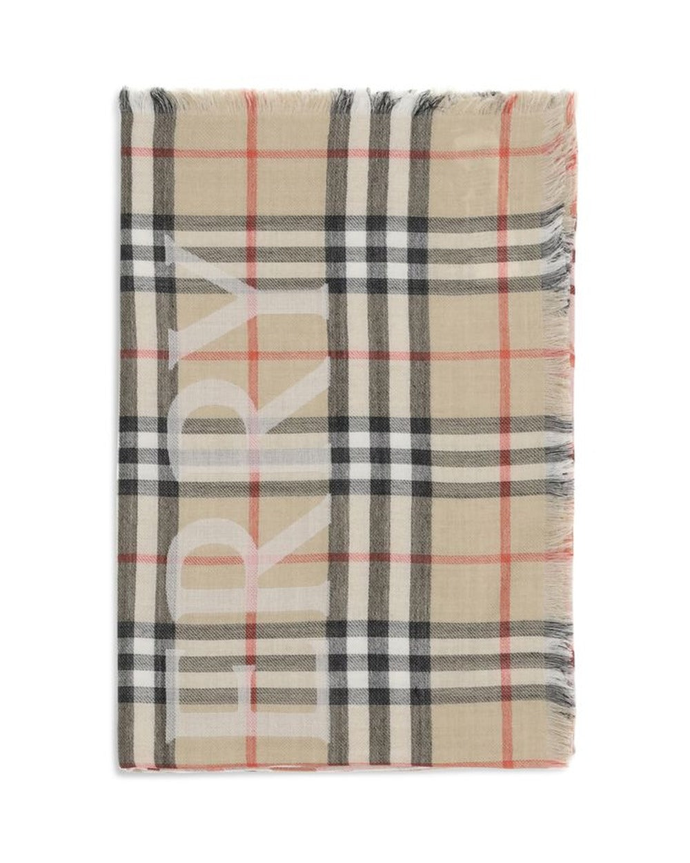 Burberry Beige Wool Scarf