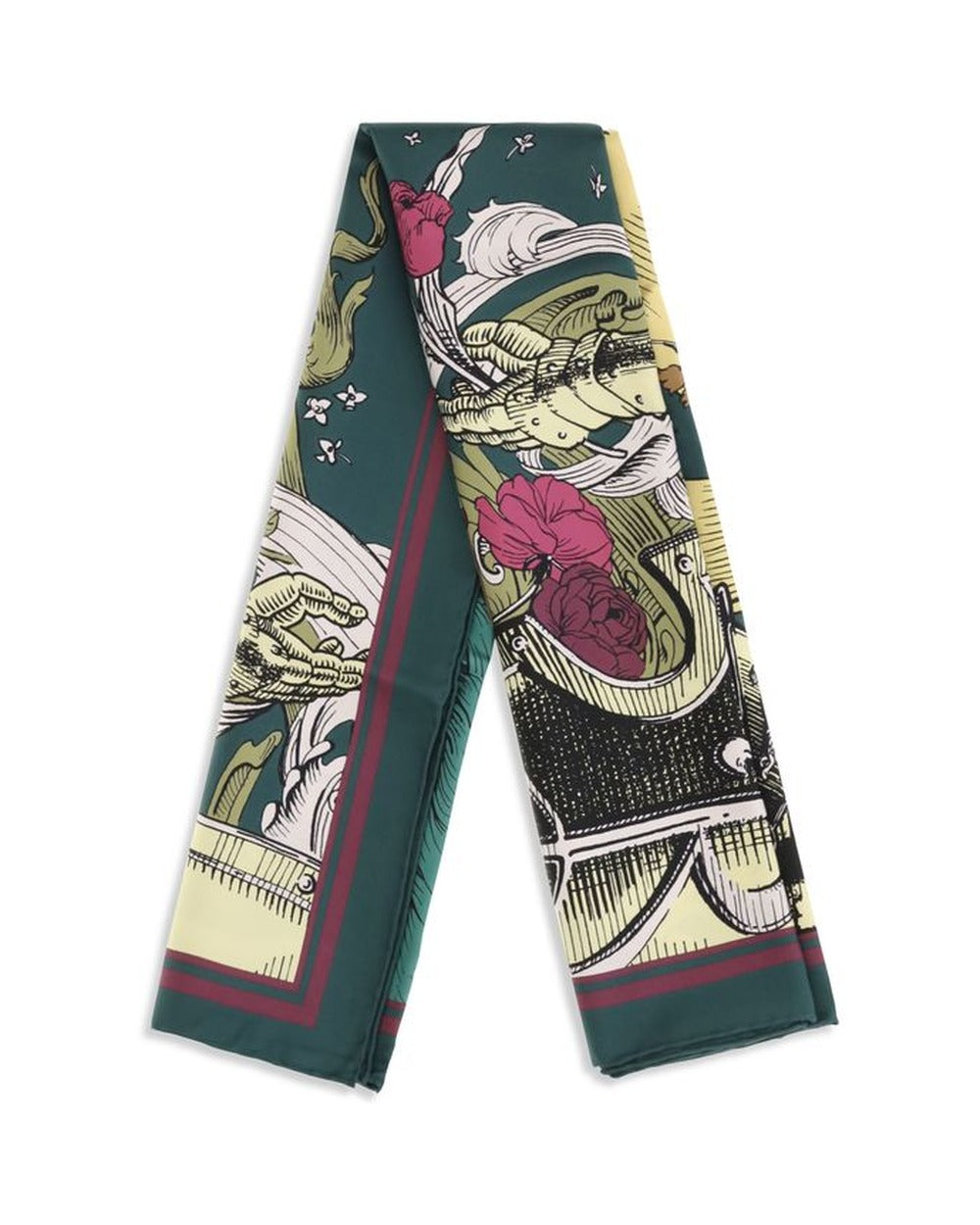 Burberry Bicolor Silk Scarf