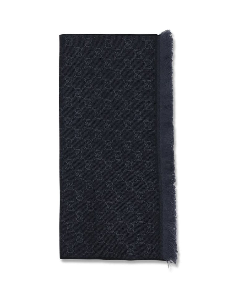 Gucci Black Wool Oves Aries Scarf