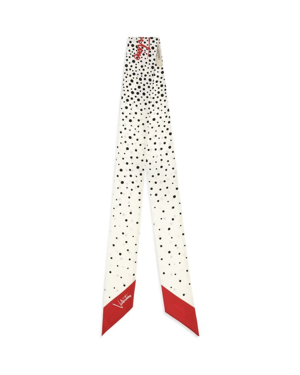 Valentino Garavani Beige Silk Scarf