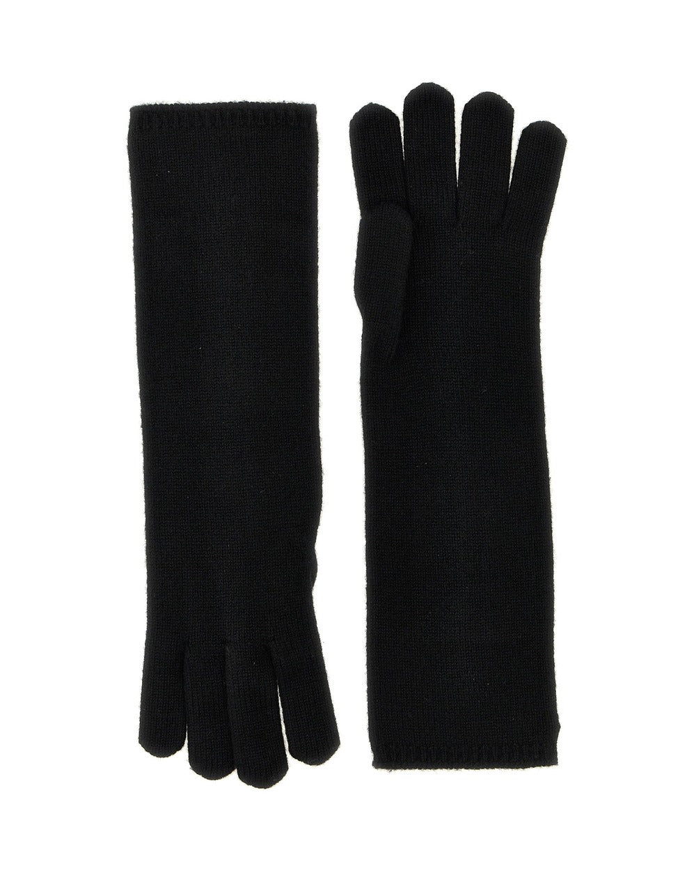 Max Mara Black Cashmere Gloves