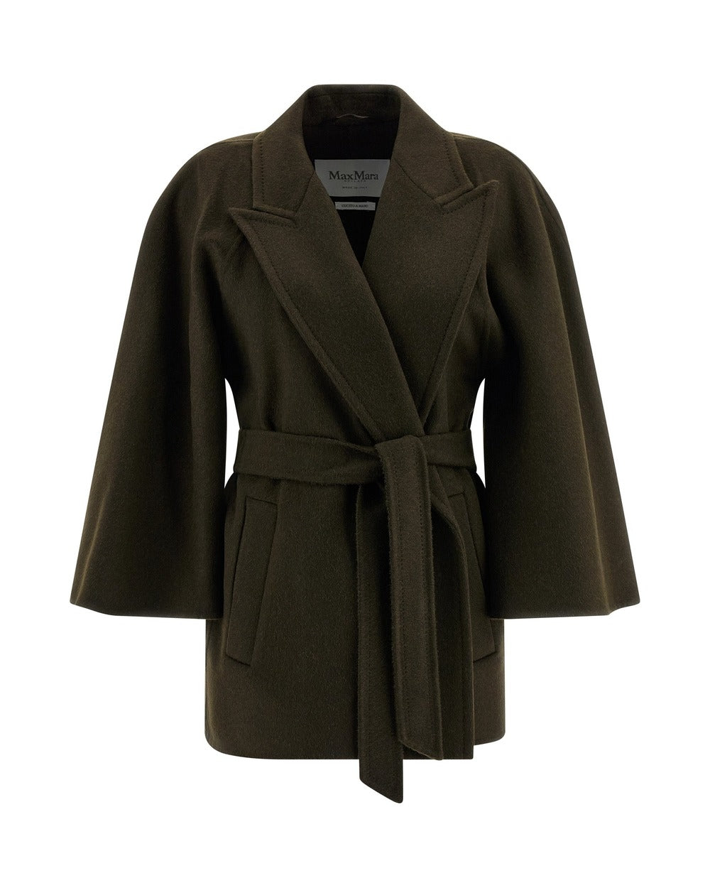 Max Mara Bicolor Wool Coat