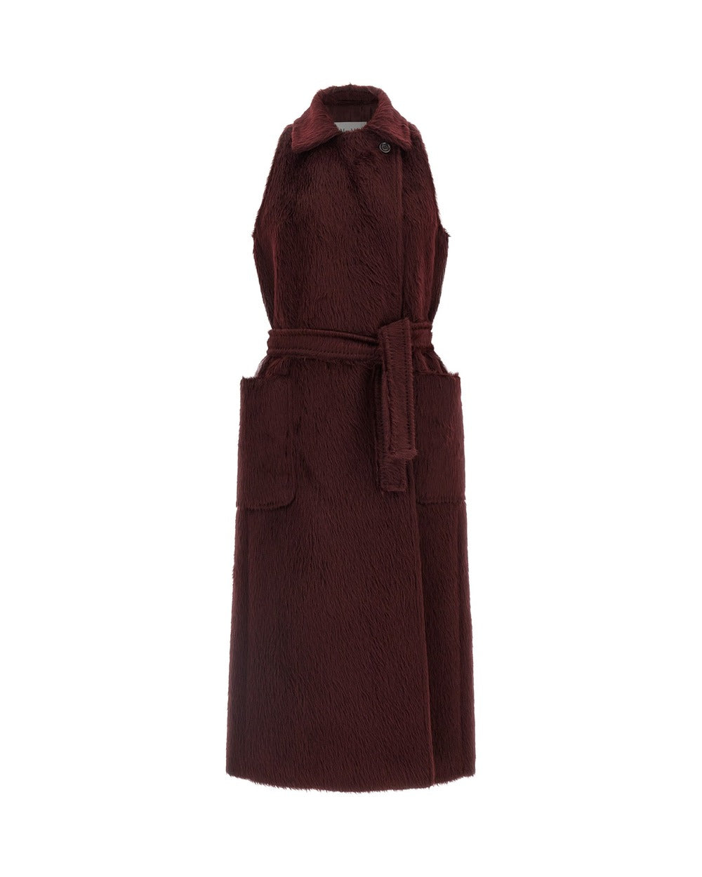 Max Mara Bordeaux Wool Coat
