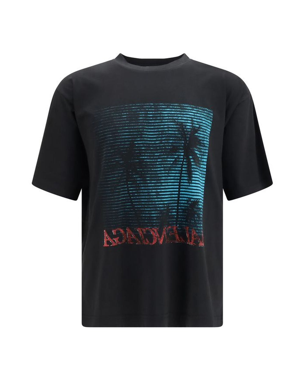 Balenciaga Black Cotton T-Shirt