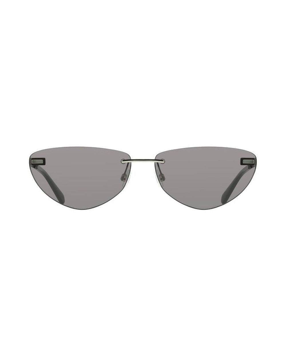 Calvin Klein Black Metal Women Sunglass