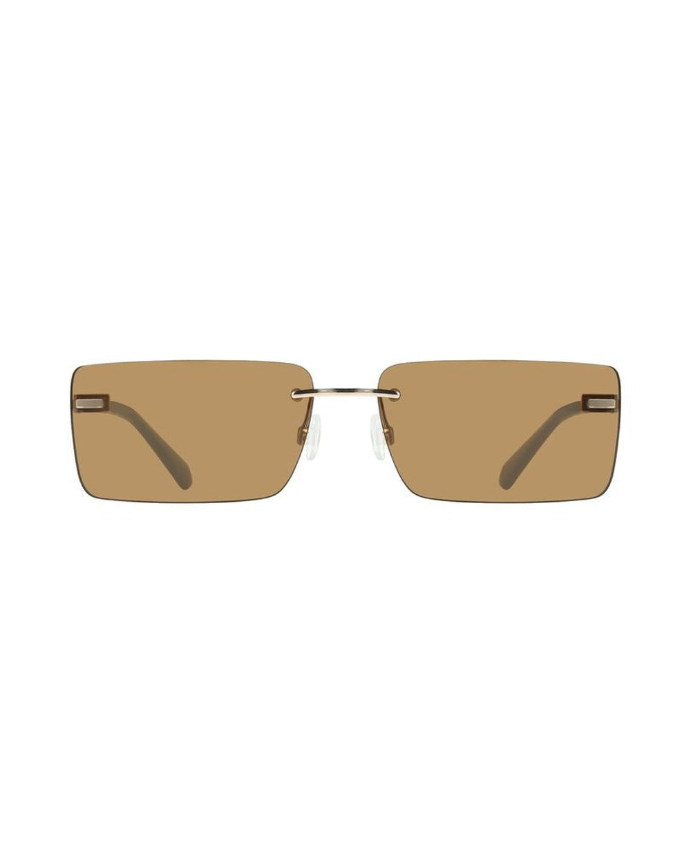 Calvin Klein Beige Metal Women Sunglasses