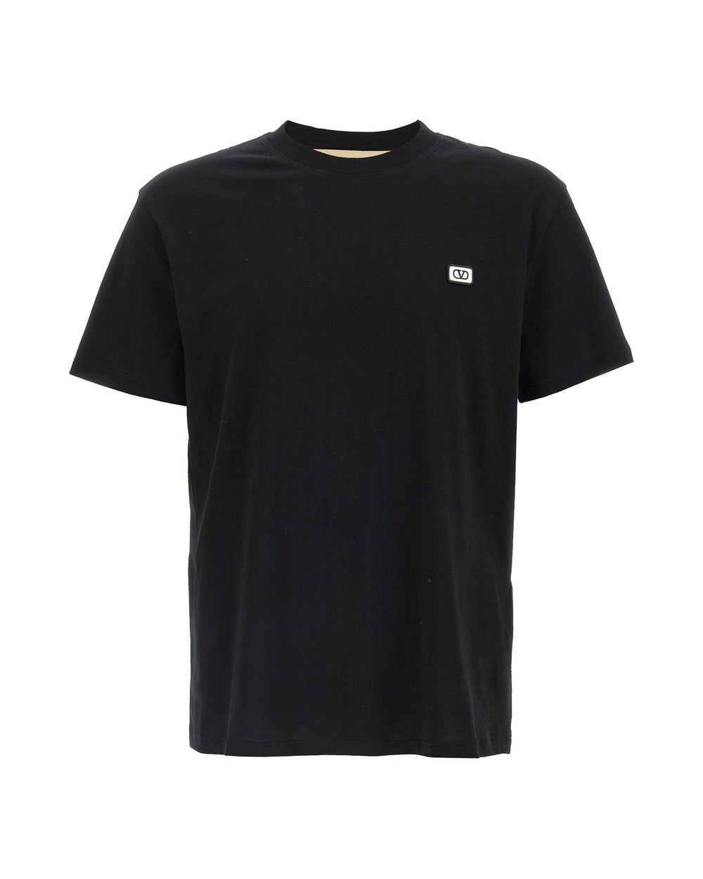 Valentino Garavani Black Cotton T-Shirt