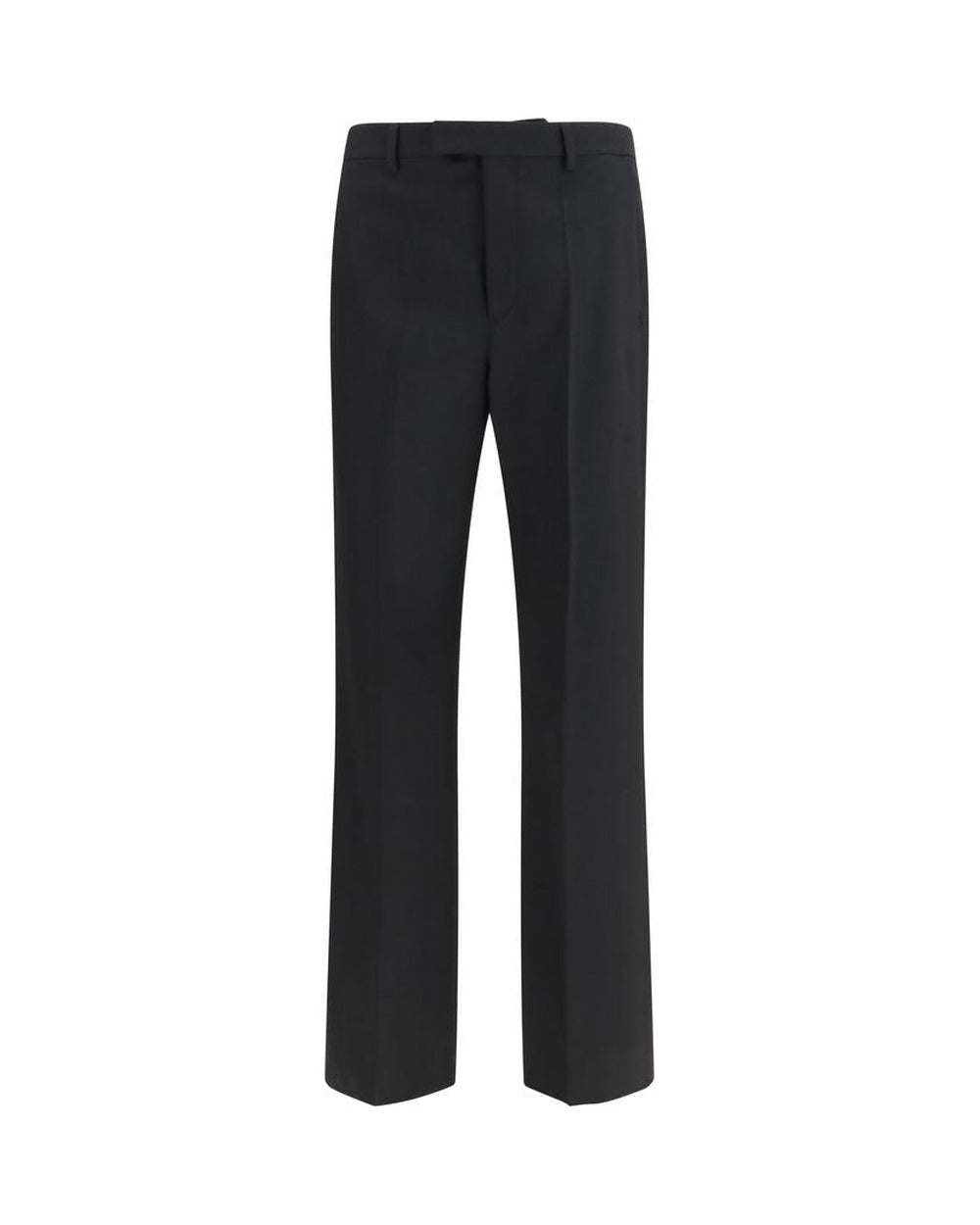 Valentino Garavani Black Wool Oves Aries Dress Pants