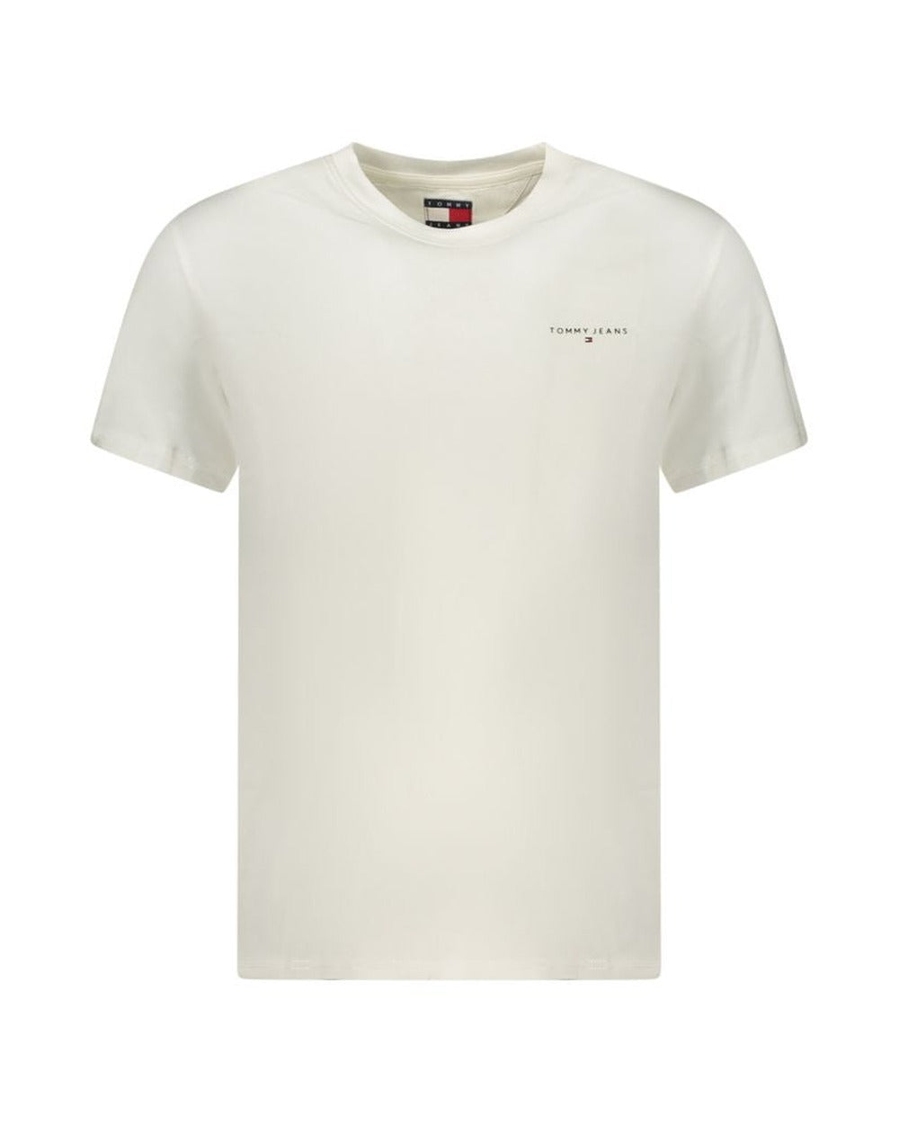 Tommy Hilfiger White Cotton Men's T-Shirt