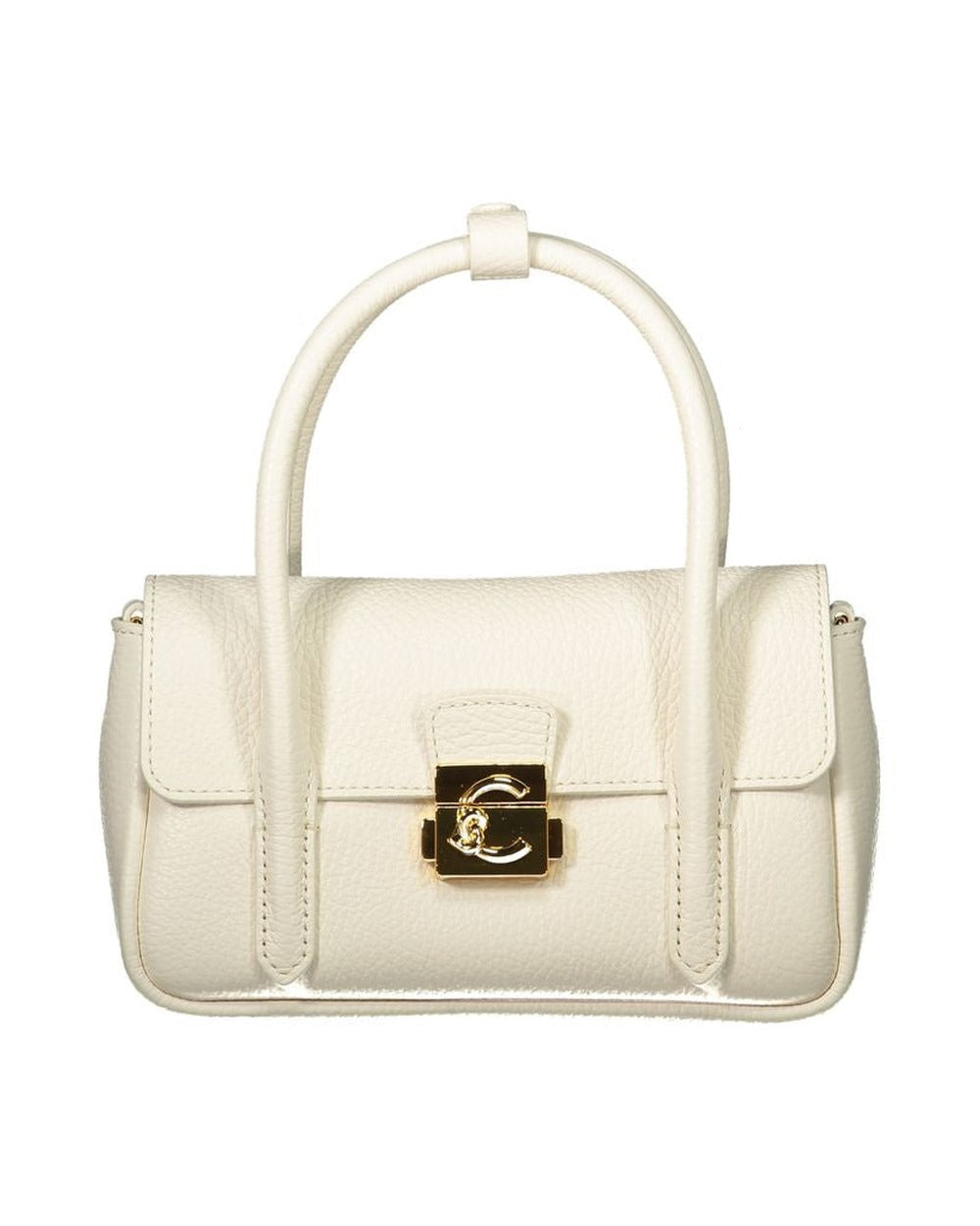 Coccinelle White Leather Handbag