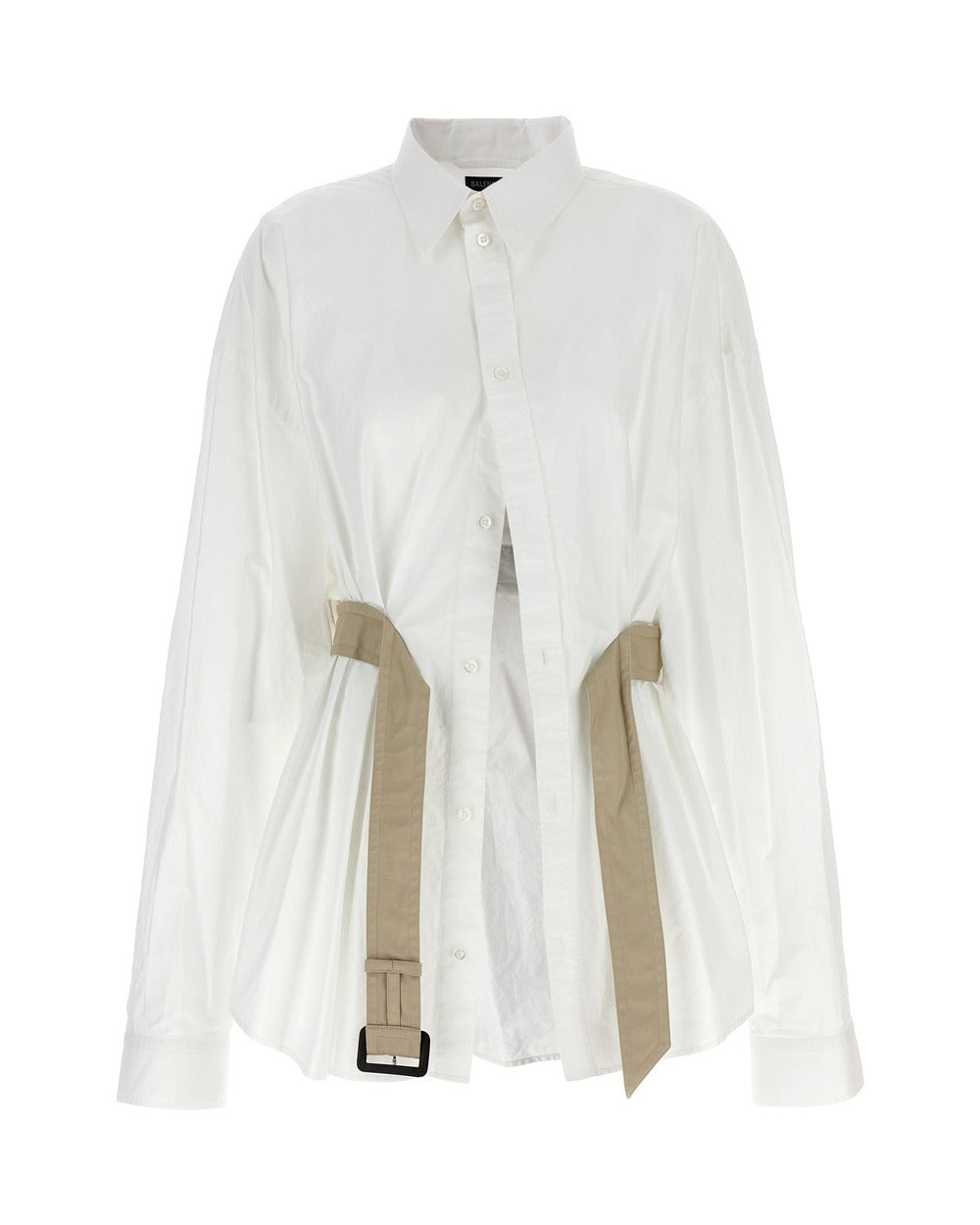 Balenciaga White Cotton Blouse