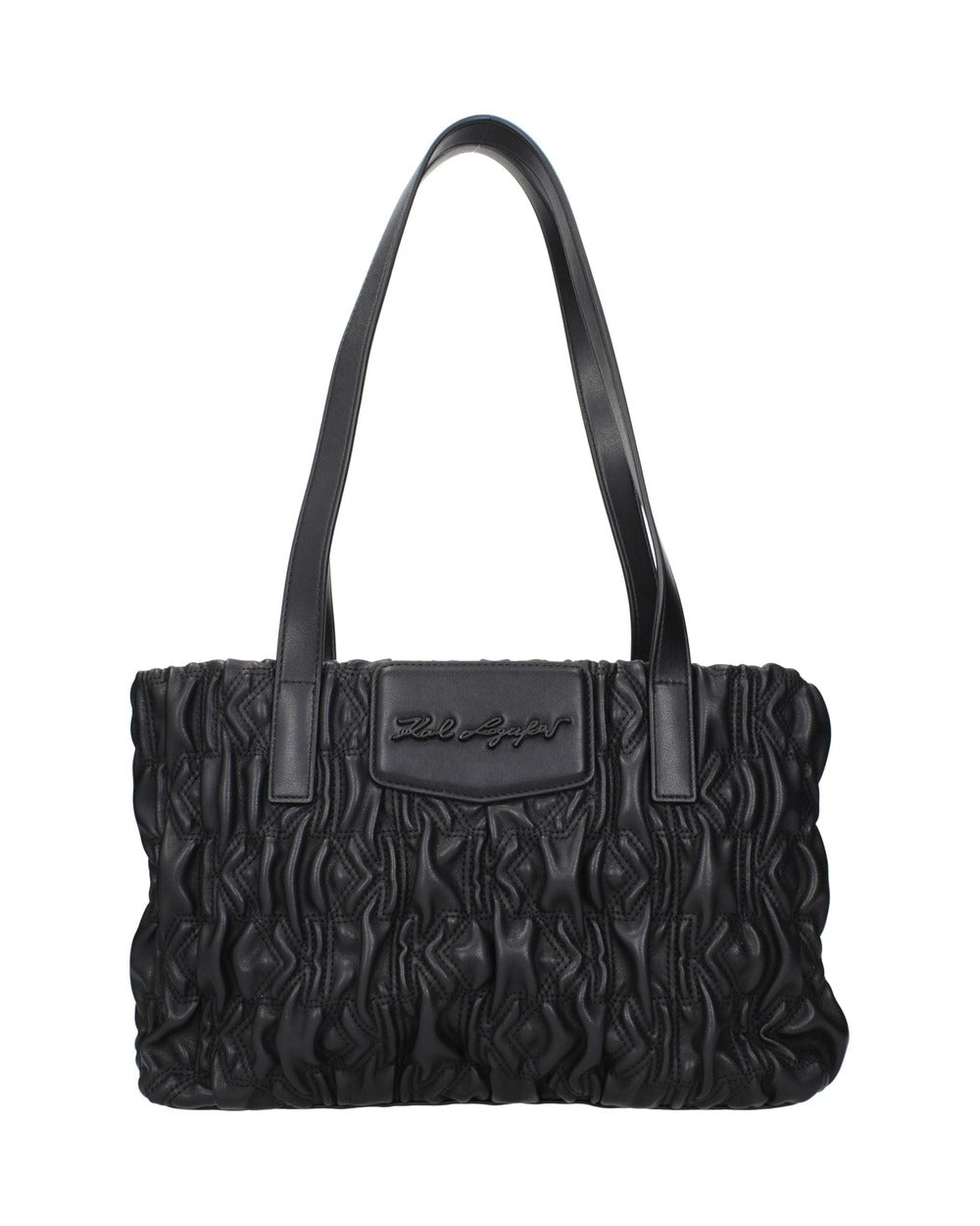 Karl Lagerfeld Black Polyester Shoulder Bag
