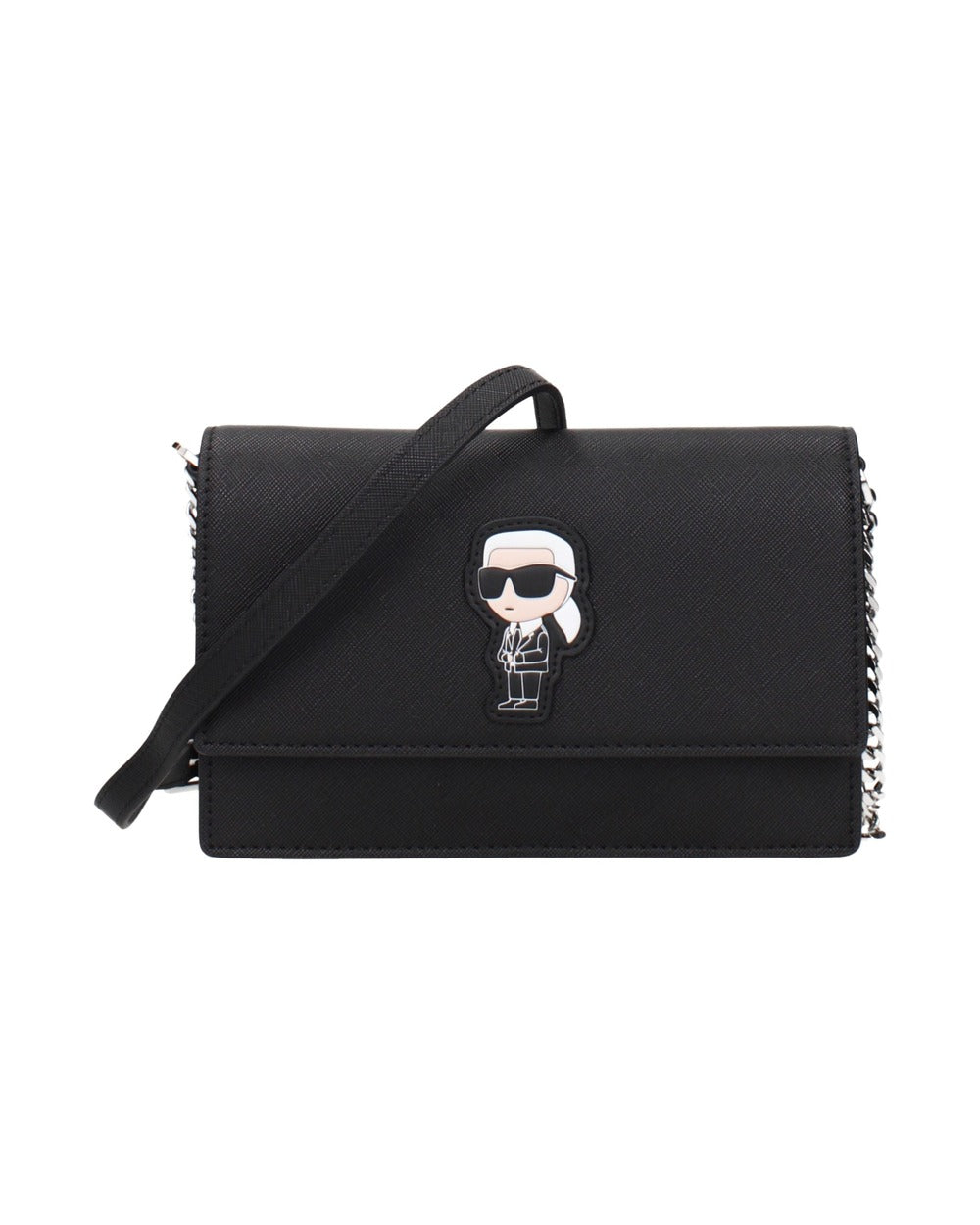 Karl Lagerfeld Black Polyethylene Crossbody Bag
