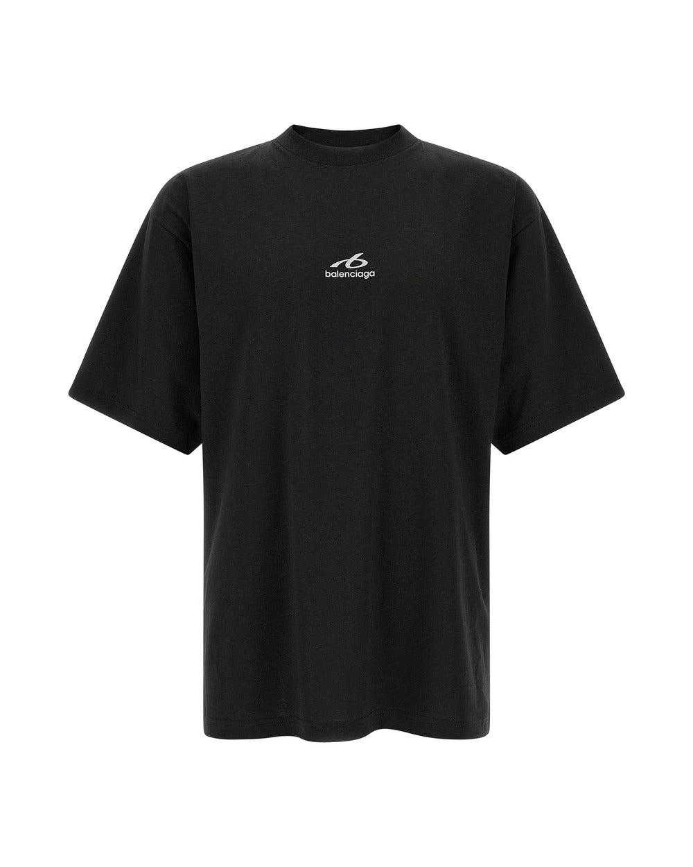 Balenciaga Black Cotton T-Shirt
