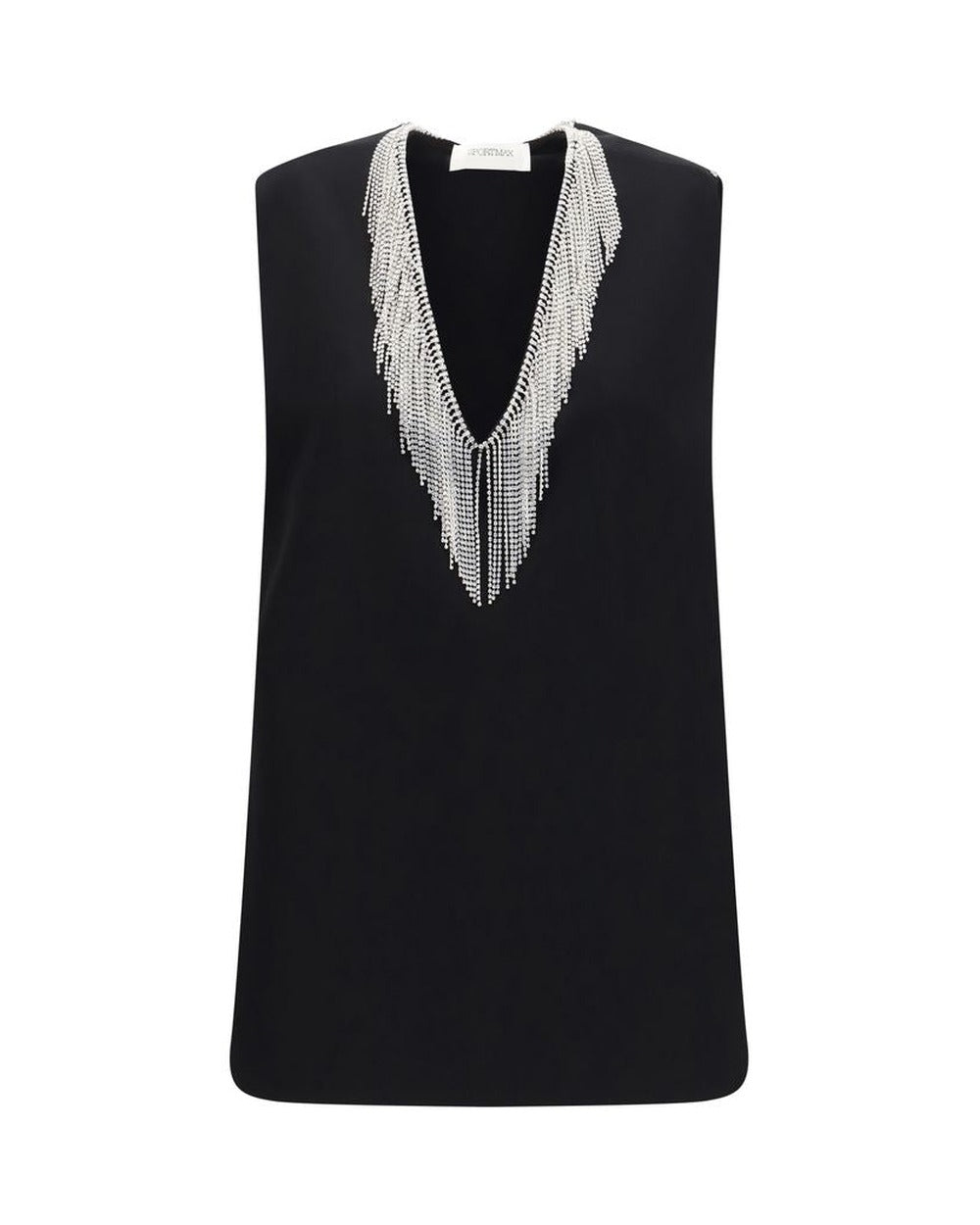 Max Mara Black Polyester Shirt