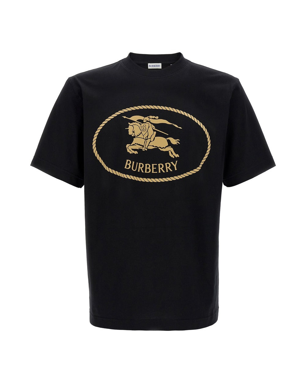 Burberry Black Cotton T-Shirt