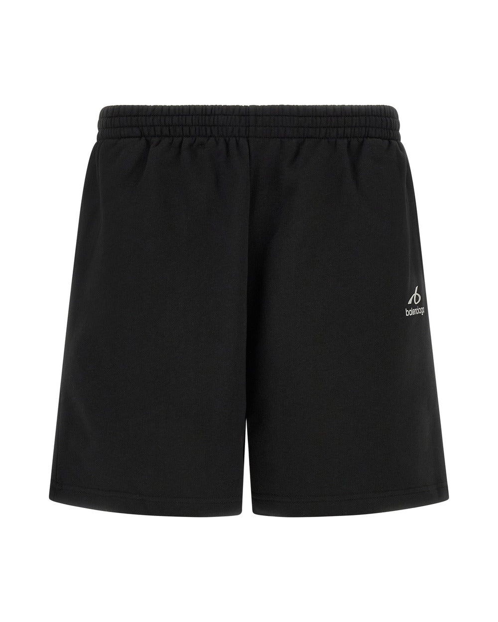 Balenciaga Black Cotton Bermuda Shorts