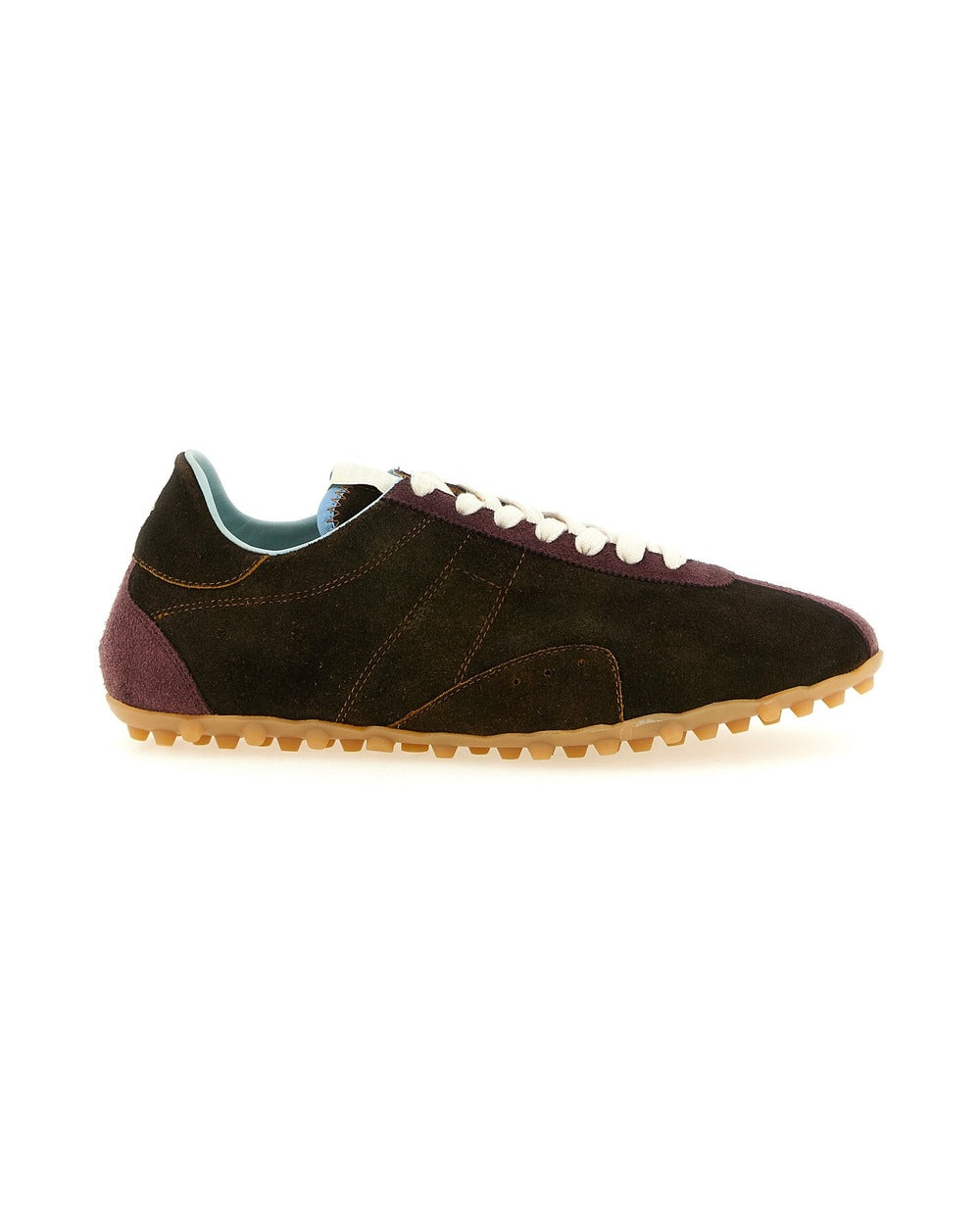 Maison Margiela Brown Calfskin Athletic Sneakers